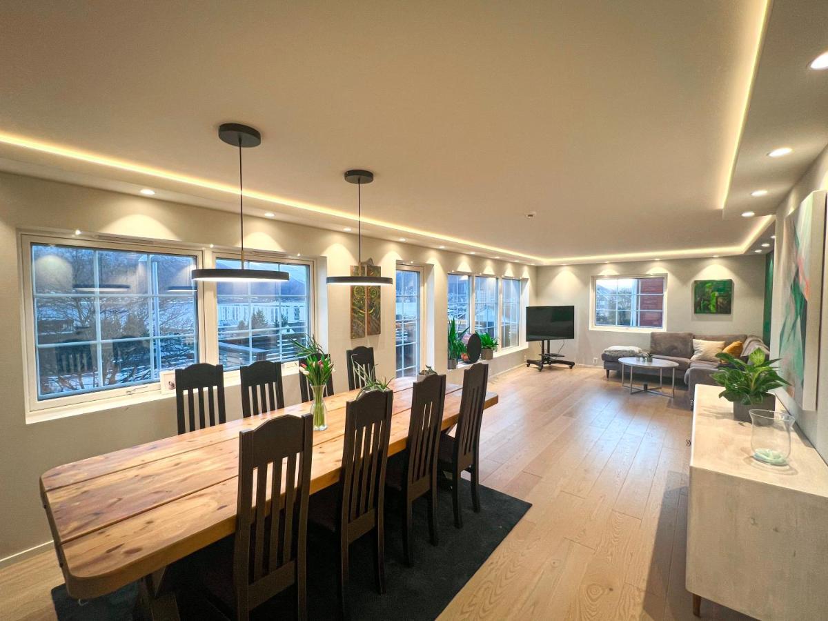 Penthouse Apartment With Amazing View. Tromso Bagian luar foto